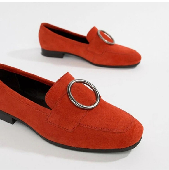 ASOS Design Magnet Suede Red - Picture 1 of 7